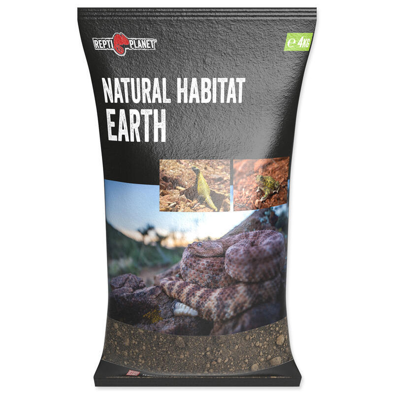 Substrát REPTI PLANET Earth černý 4 kg