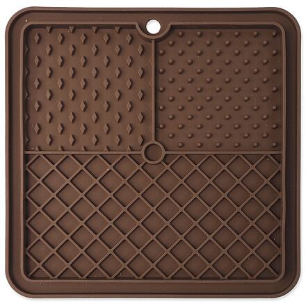 Podložka EP Lick&Snack lízací čtverec hnědý 20x20cm