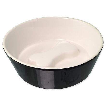 Miska DF keramická černá/bílá kost 18x6cm, 650ml