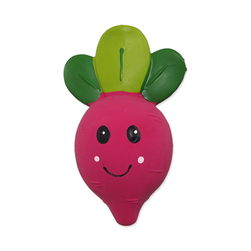 Hračka DF Latex zelenina řepa se zvukem 14cm
