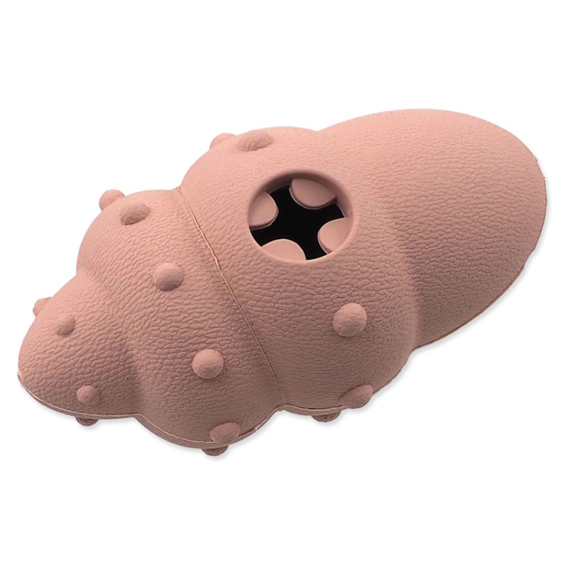 Hračka Dog Fantasy Sea Natural Toy lastura guma růžová 14,5cm
