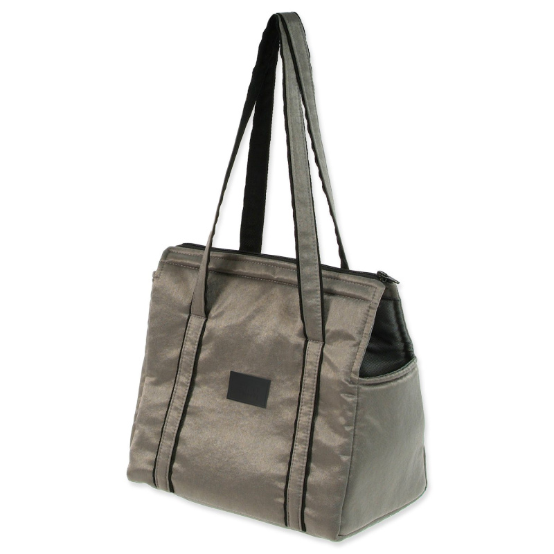 Taška Dog Fantasy Platinum stříbrná 40cm