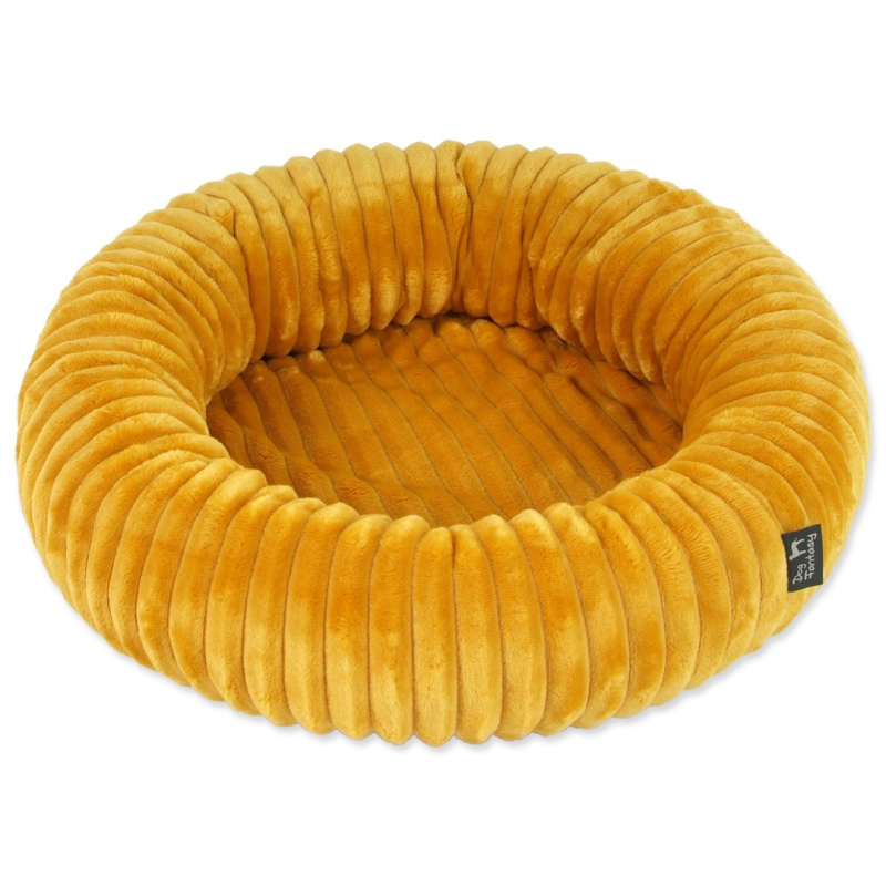 Pelech Dog Fantasy Stripe kulatý hořčicový 60cm