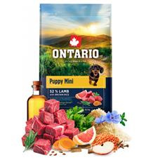 Krmivo Ontario Puppy Mini Lamb & Brown Rice 6,5kg