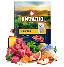 Krmivo Ontario Senior Mini Lamb & Brown Rice 6,5kg