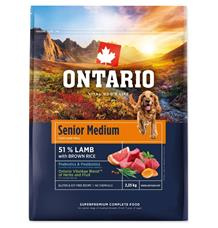 Krmivo Ontario Senior Medium Lamb & Brown Rice 12kg
