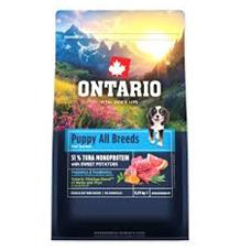 Krmivo Ontario Puppy & Junior All Breeds Monoprotein Tuna & Sweet Potatoes 2,25kg