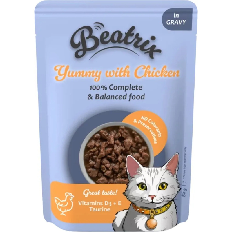 Kapsička Beatrix Adult s kuřecím 85g