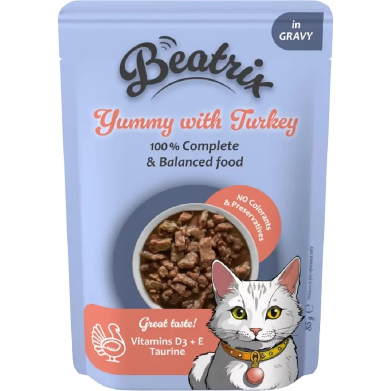 Kapsička Beatrix Adult s krůtím 85g