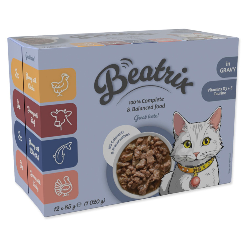 Kapsička Beatrix Adult box 12x85g
