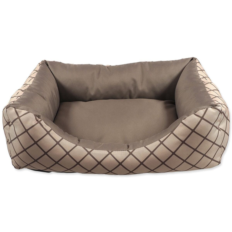 Sofa Dog Fantasy béžová se vzorem 75x55x20cm