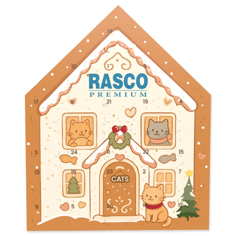 Kalendář Rasco Premium adventní pro kočky