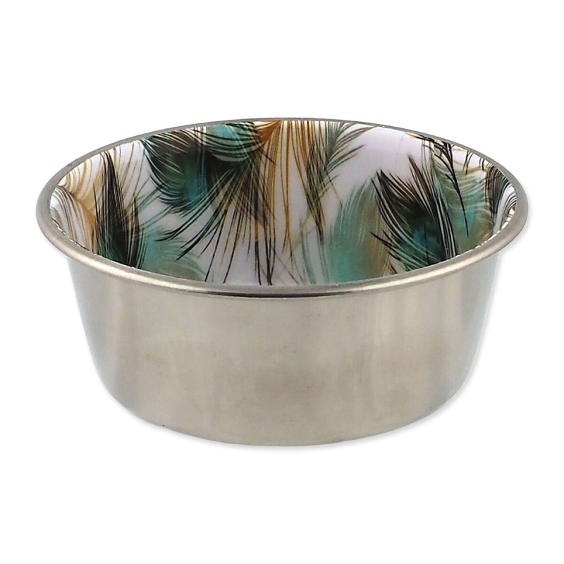 Miska Dog Fantasy nerez se vzorem uvnitř 11cm, 300ml