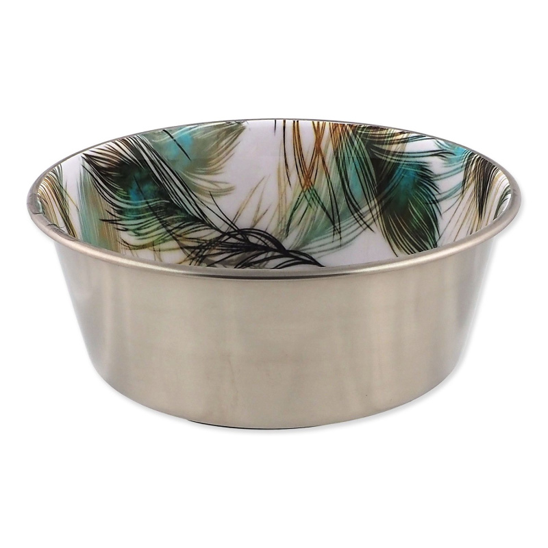 Miska Dog Fantasy nerez se vzorem uvnitř 16cm, 1000ml