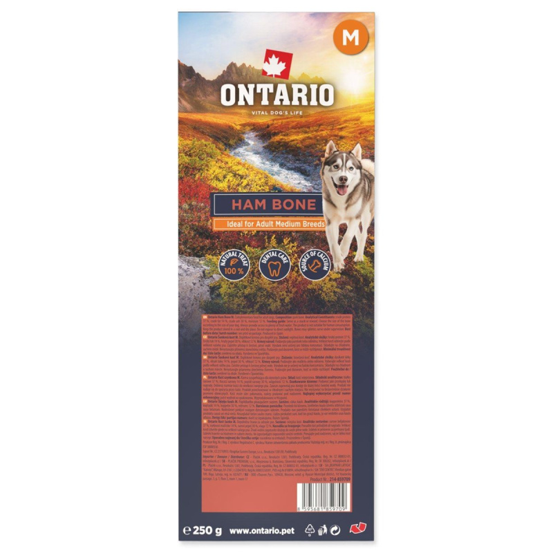 Pochoutka Ontario kost šunková (vel. M)