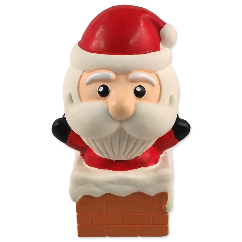 Hračka Dog Fantasy Winter Tale santa latexový pískací 12 cm