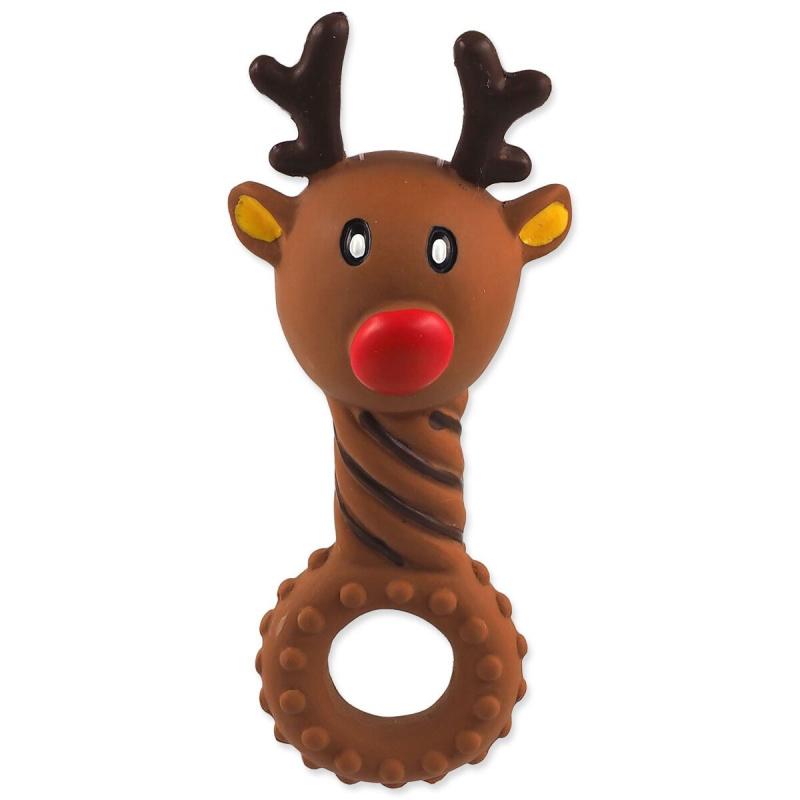 Hračka Dog Fantasy Winter Tale sob latexový pískací 14 cm