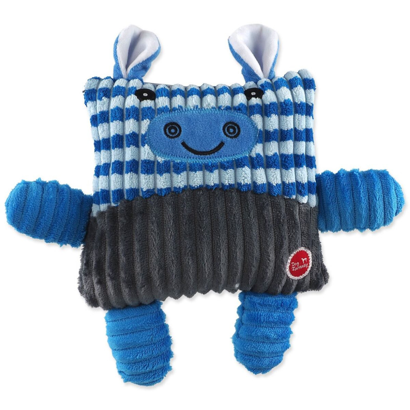 Hračka Dog Fantasy Cuties Čtvercová kráva, modrá 17,5cm