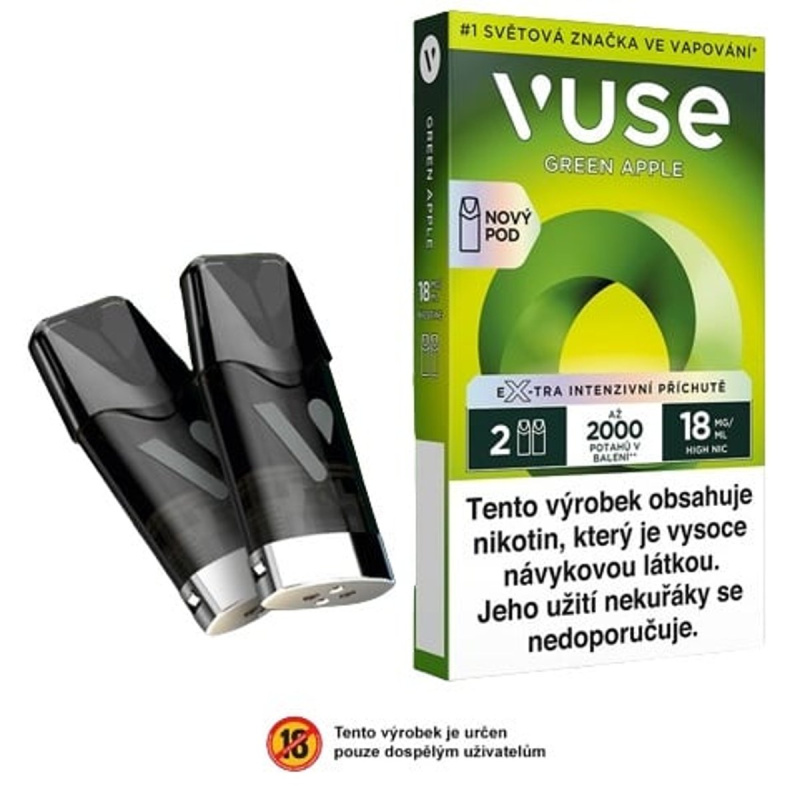 Vuse GO Reload 1000 Pod Green Apple