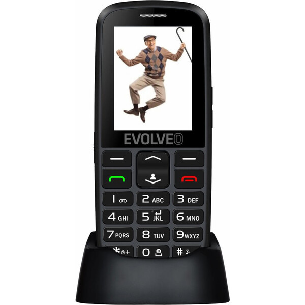 EVOLVEO EasyPhone EG Černá
