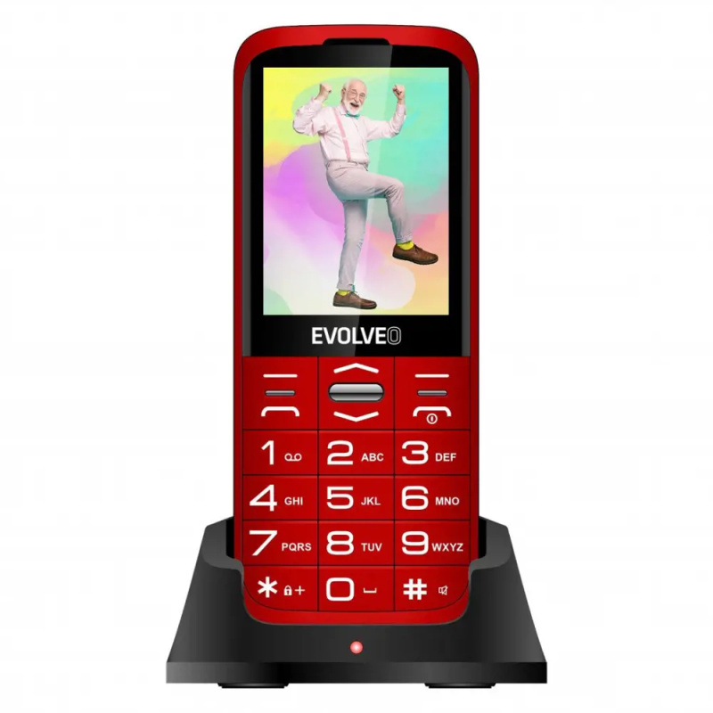 EVOLVEO EasyPhone XO Červená