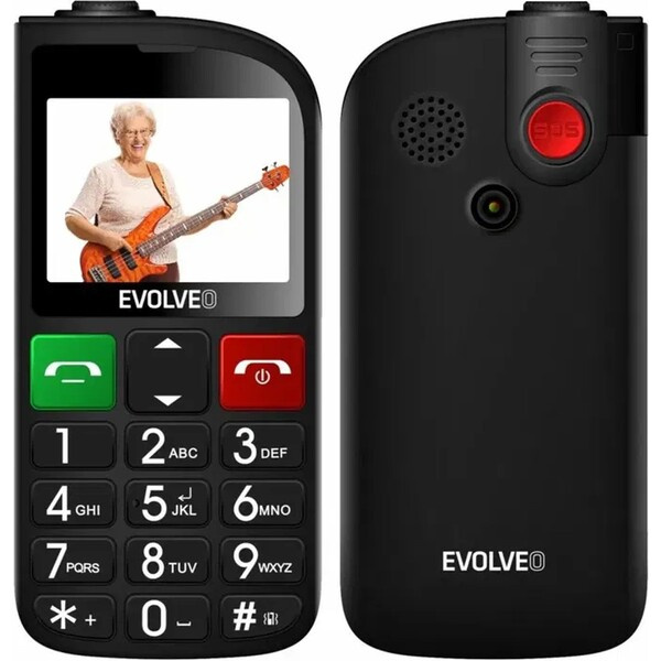 EVOLVEO EasyPhone FL Černá
