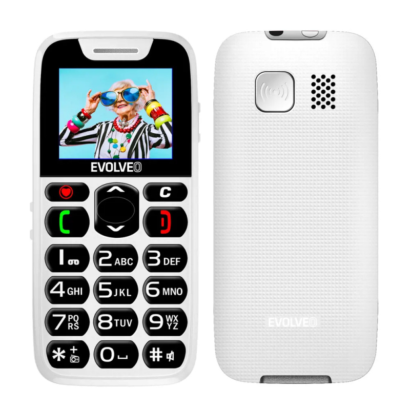 Evolveo EP-500 EasyPhone Bílá