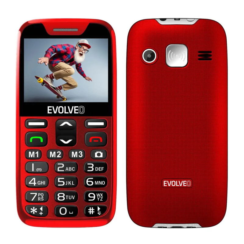 EVOLVEO EasyPhone XR Červená