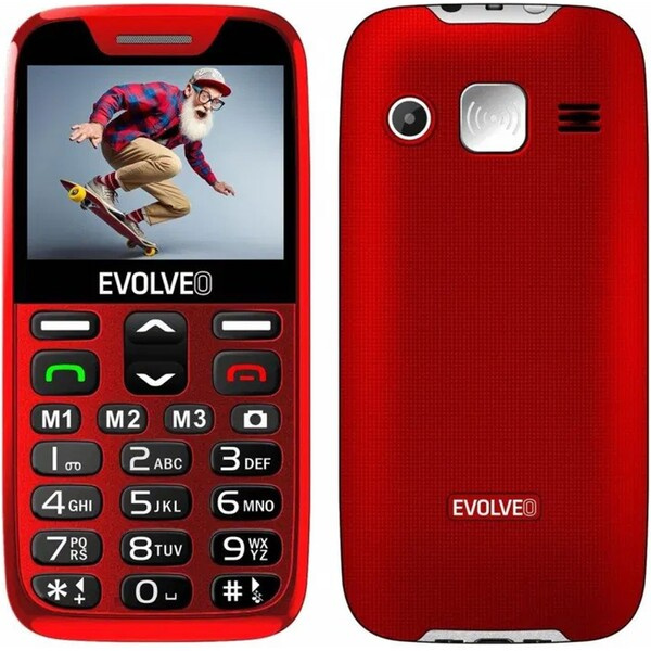 EVOLVEO EasyPhone XR Červená