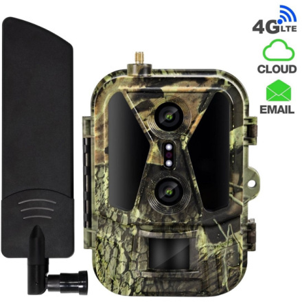 EVOLVEO StrongVision Dual PRO 4G, fotopast & bezp. kamera, 4G LTE, cloud/e-mail, 10.000mAh,16 GB