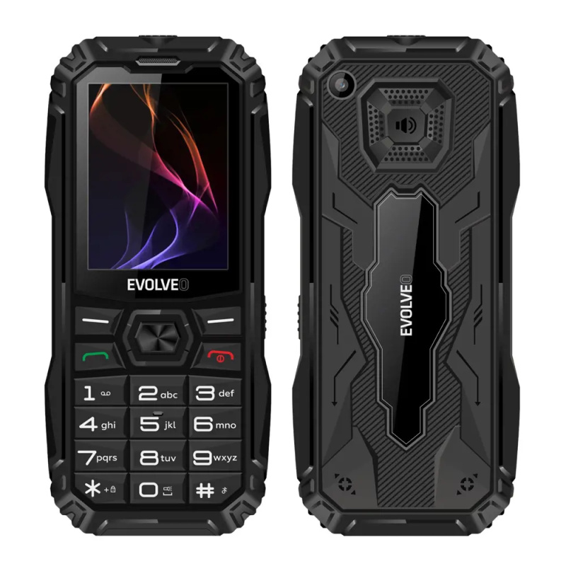 EVOLVEO MaxPhone A1 tlačítkový Dual SIM telefon černý Černá