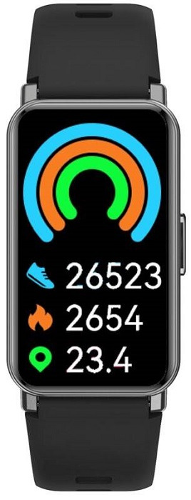 Chytré hodinky ARMODD Silentband 3 GPS / 1,45" IPS / Bluetooth 5.0 / 172 × 320 px / černá Varianta: ivi1