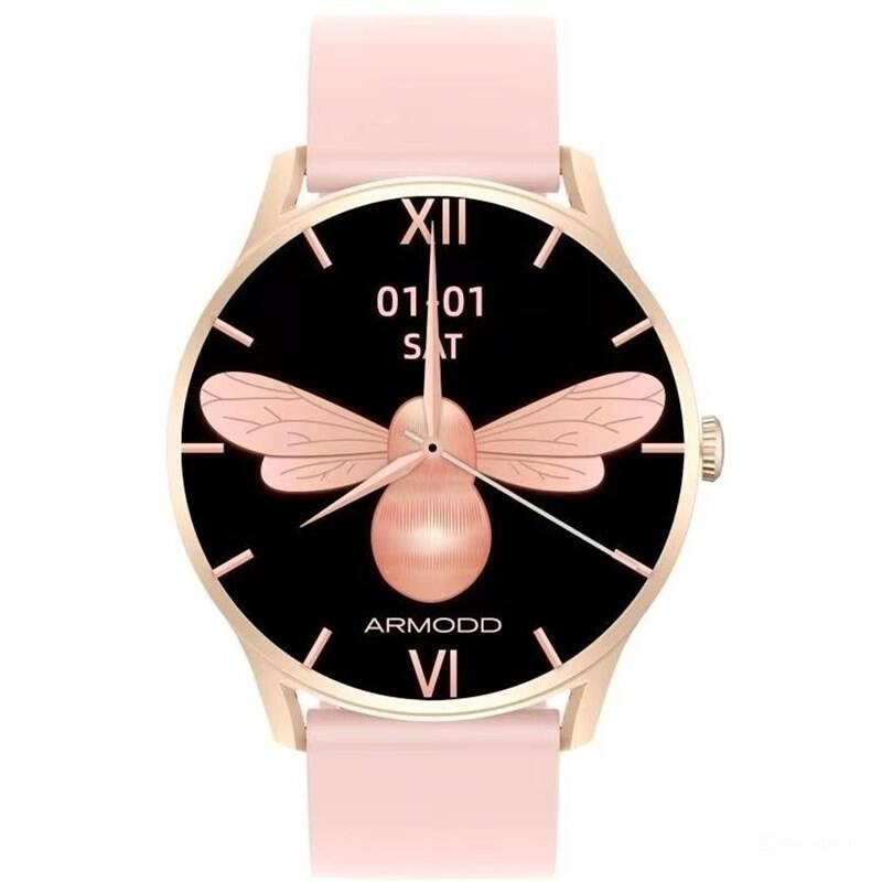 Chytré hodinky ARMODD Wristcandy 3 / 1,32" (3,4 cm) IPS LCD displej / Bluetooth 5.2 / 360 x 360 px / zlatá Varianta: ivi1