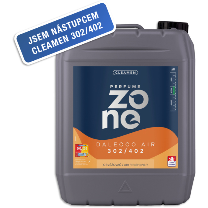 CLEAMEN 302/402 Perfume ZONE neutralizátor zápachu, osvěžovač Dalecco air 302/402 5l