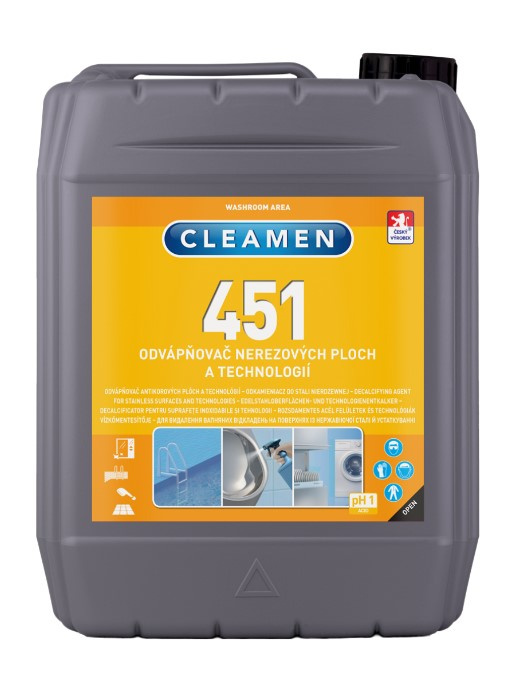 CLEAMEN 451 odvápňovač nerezových ploch a technologií 6 kg