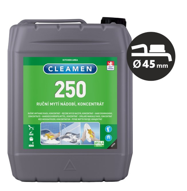 CLEAMEN 250 ruční mytí nádobí koncentrát 5 L