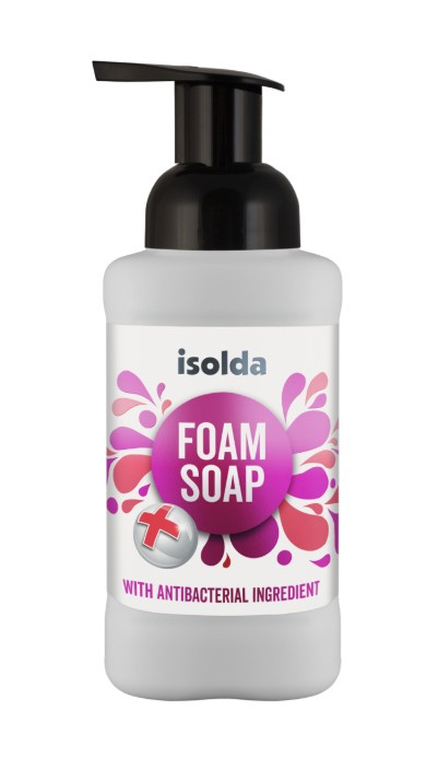 ISOLDA pěnové mýdlo s antibakteriální přísadou 400ml