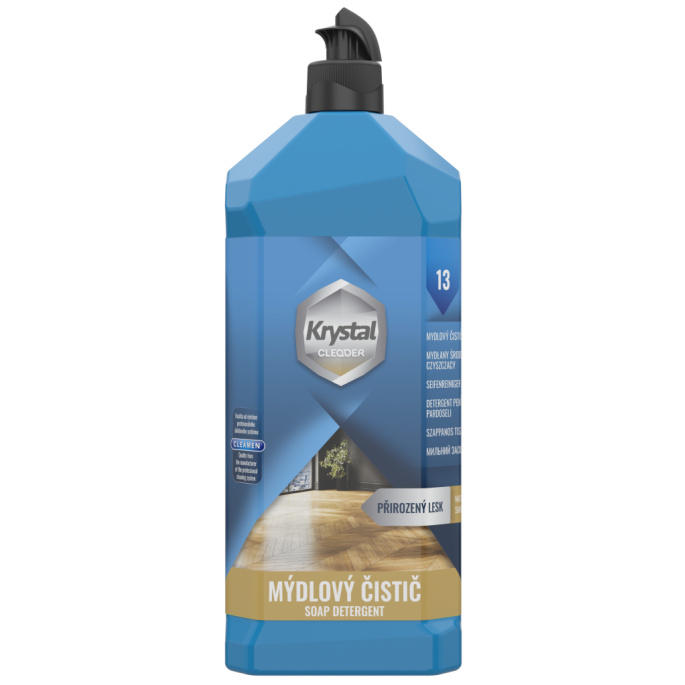 KRYSTAL CLEADER 13 Mýdlový čistič 750 mlnová receptura s lanolinem