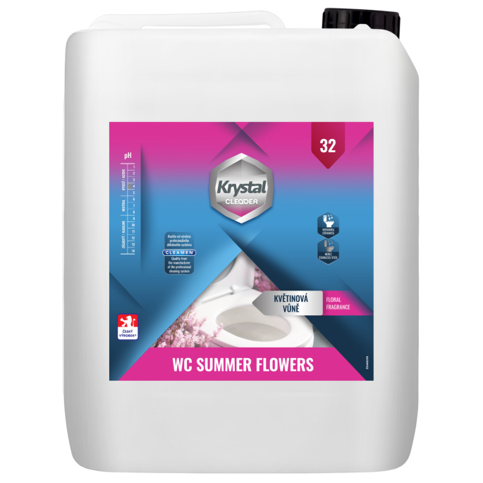 KRYSTAL CLEADER 32 WC summer flower 5l růžový
