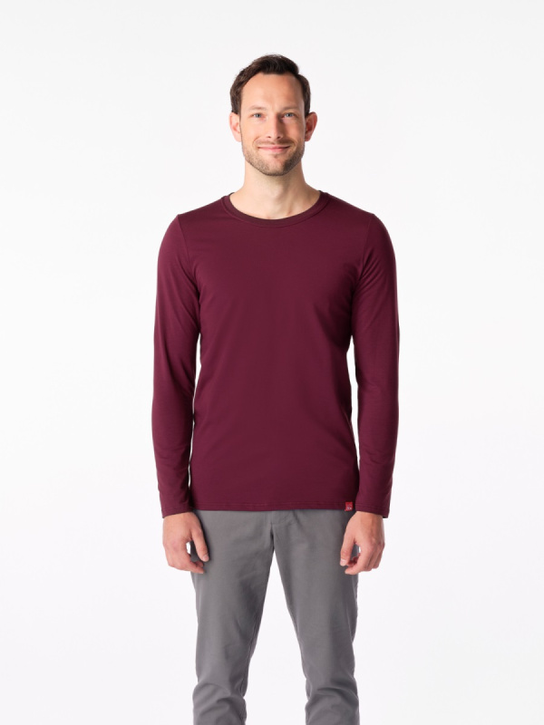 Pánské tričko cityzen cali bordó xxl