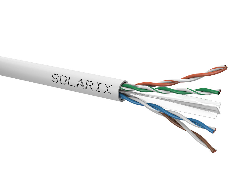 Kabel instalační Solarix CAT6 UTP nestíněný PVC 500 m