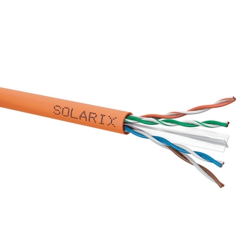 Instalační kabel Solarix CAT6 UTP LSOHFR B2ca-s1,d1,a1 500m SXKD-6-UTP-LSOHFR-B2ca