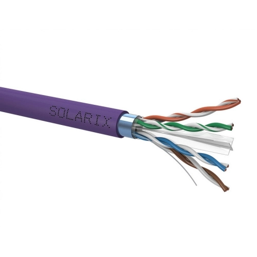Kabel instalační Solarix CAT6 FTP stíněný LSOH 500 m/bal.