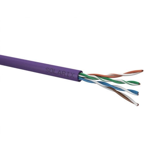 Kabel instalační Solarix CAT5e UTP nestíněný LSOH 305 m