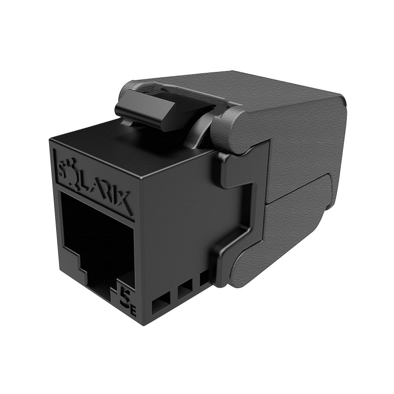 Keystone datový SOLARIX SXKJ-5E-UTP-BK-SA, CAT5E, UTP, RJ45, černá, samořezný, 24 ks