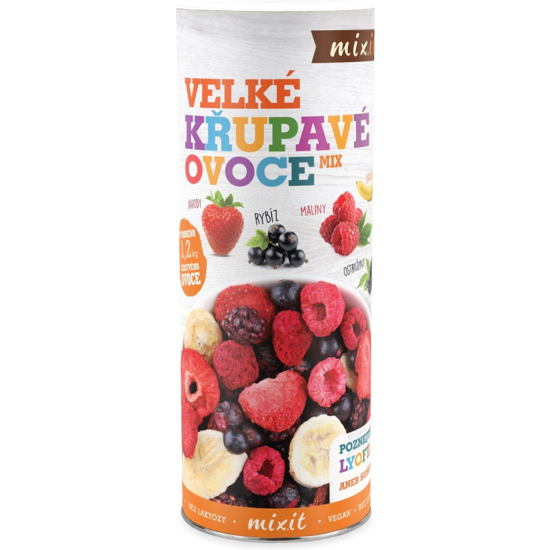 Mixit Velké křupavé ovoce lyofilizované