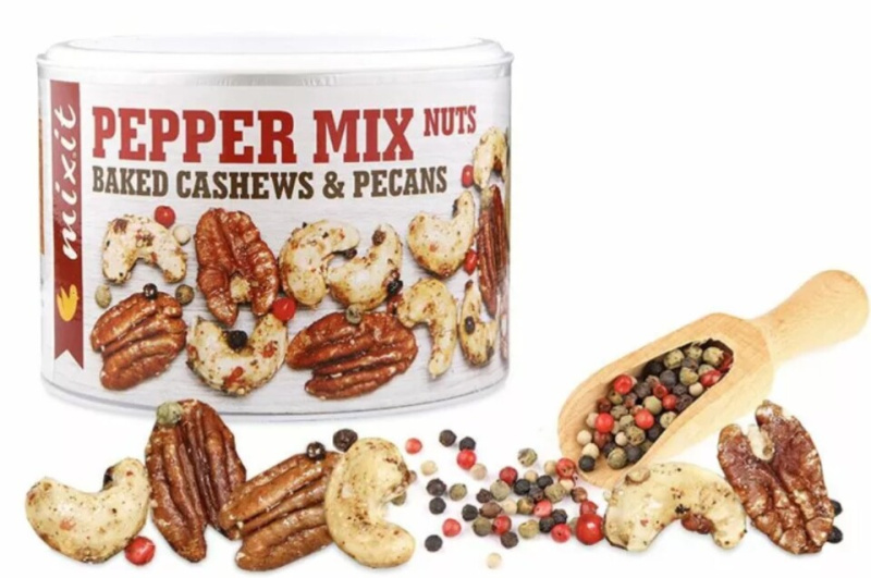 MIXIT Oříšky z pece čtyři druhy pepře 150 g