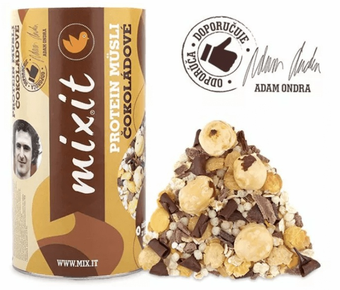 MIXIT Proteinové müsli čokoládové Adama Ondry 450 g