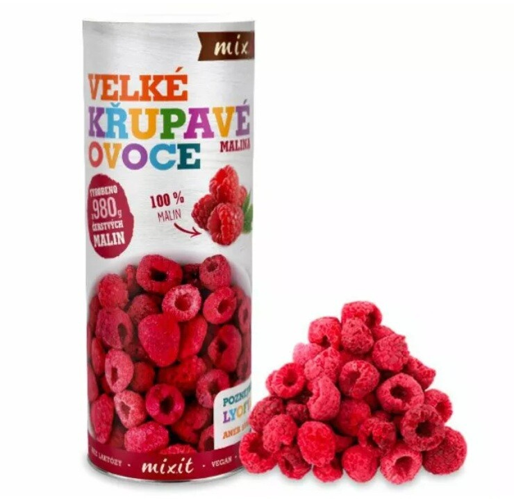 Mixit Velké křupavé ovoce malina 140g