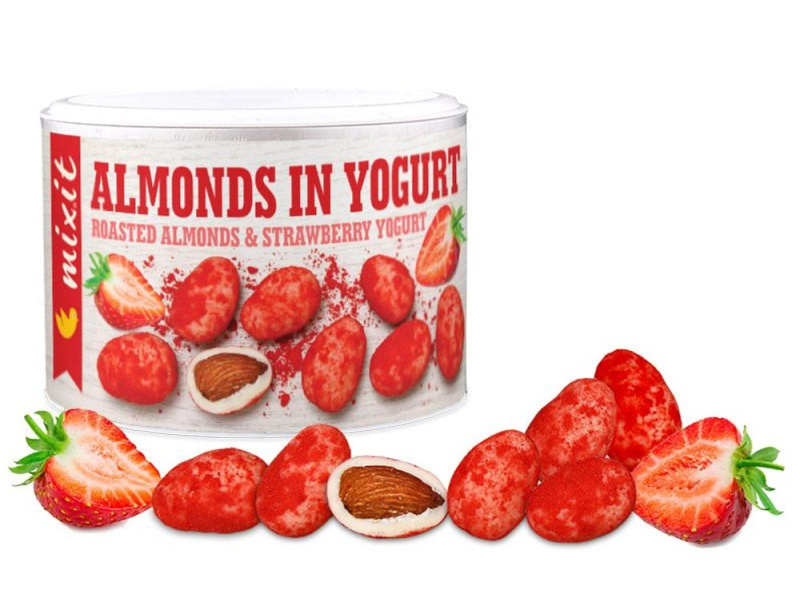 MIXIT Vajíčka v jogurtu s jahodovým prachem 240 g